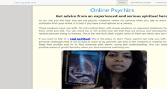 Desktop Screenshot of clairvoyants.me